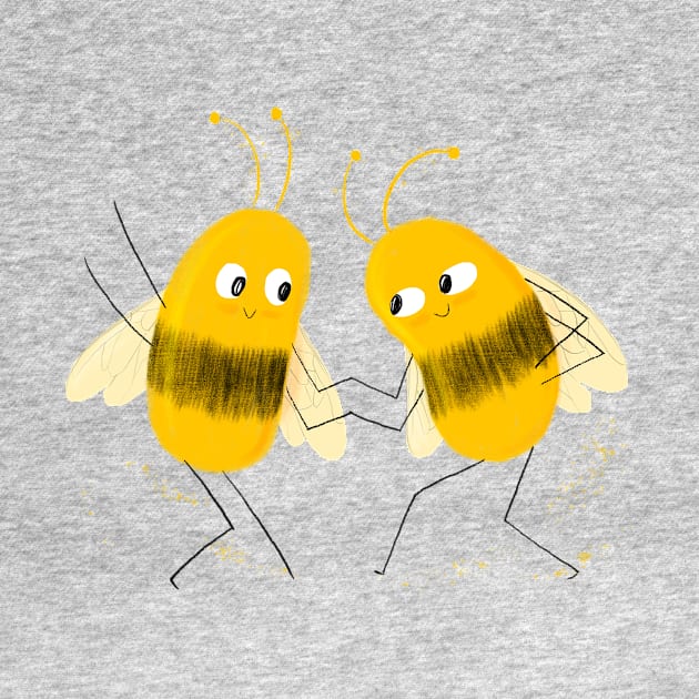 Dancing Bees by Everything Violet